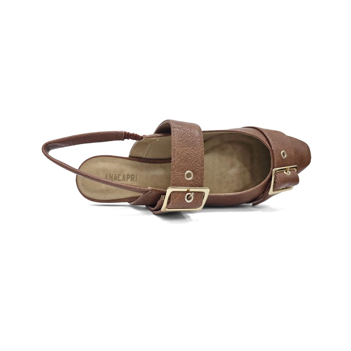 Sapato Anacapri Slingback Boneca C 30356 0015 Caramelo