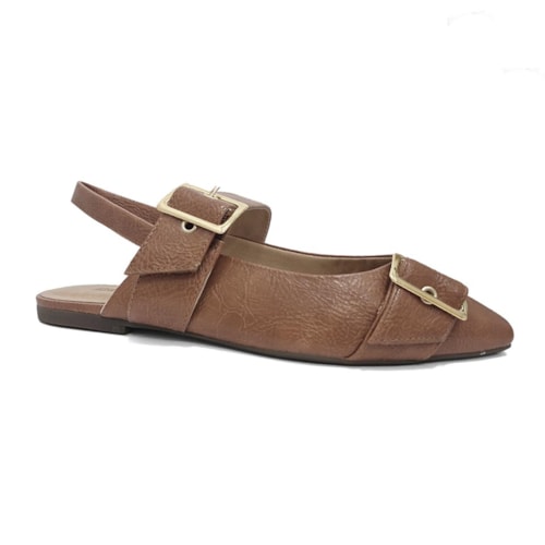 Sapato Anacapri Slingback Boneca C 30356 0015 Caramelo