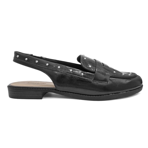 Detalhe - Sapato Anacapri Slingback C 30449 0034 Preto