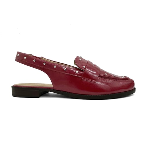 Detalhe - Sapato Anacapri Slingback C 30449 0034 Vermelho