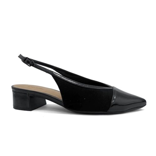 Sapato Anacapri Slingback C 30705 0022 Preto
