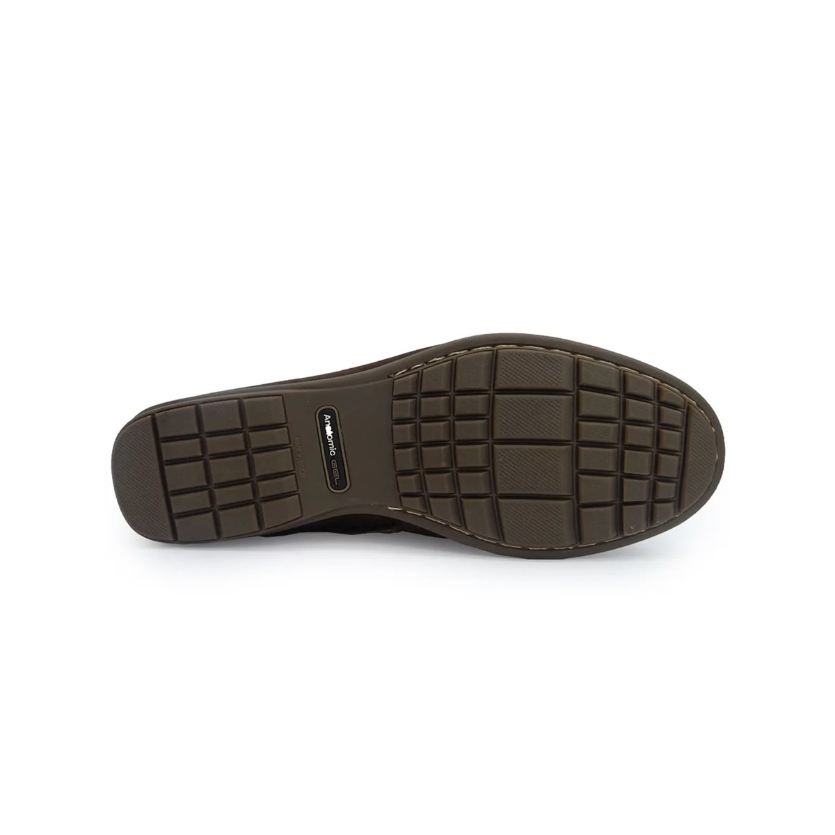 Sapato Anatomic Gel Conforto Couro 3501 Capuccino