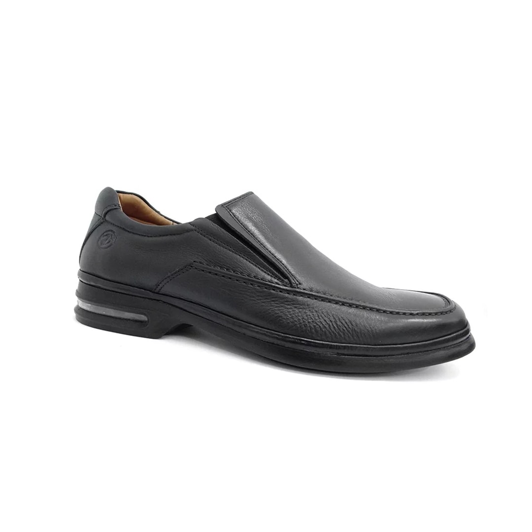 Sapato Anatomic Gel Couro Com Amortecedor 6905 Preto Sapato Anatomic Gel Couro Com Amortecedor 6905 Preto