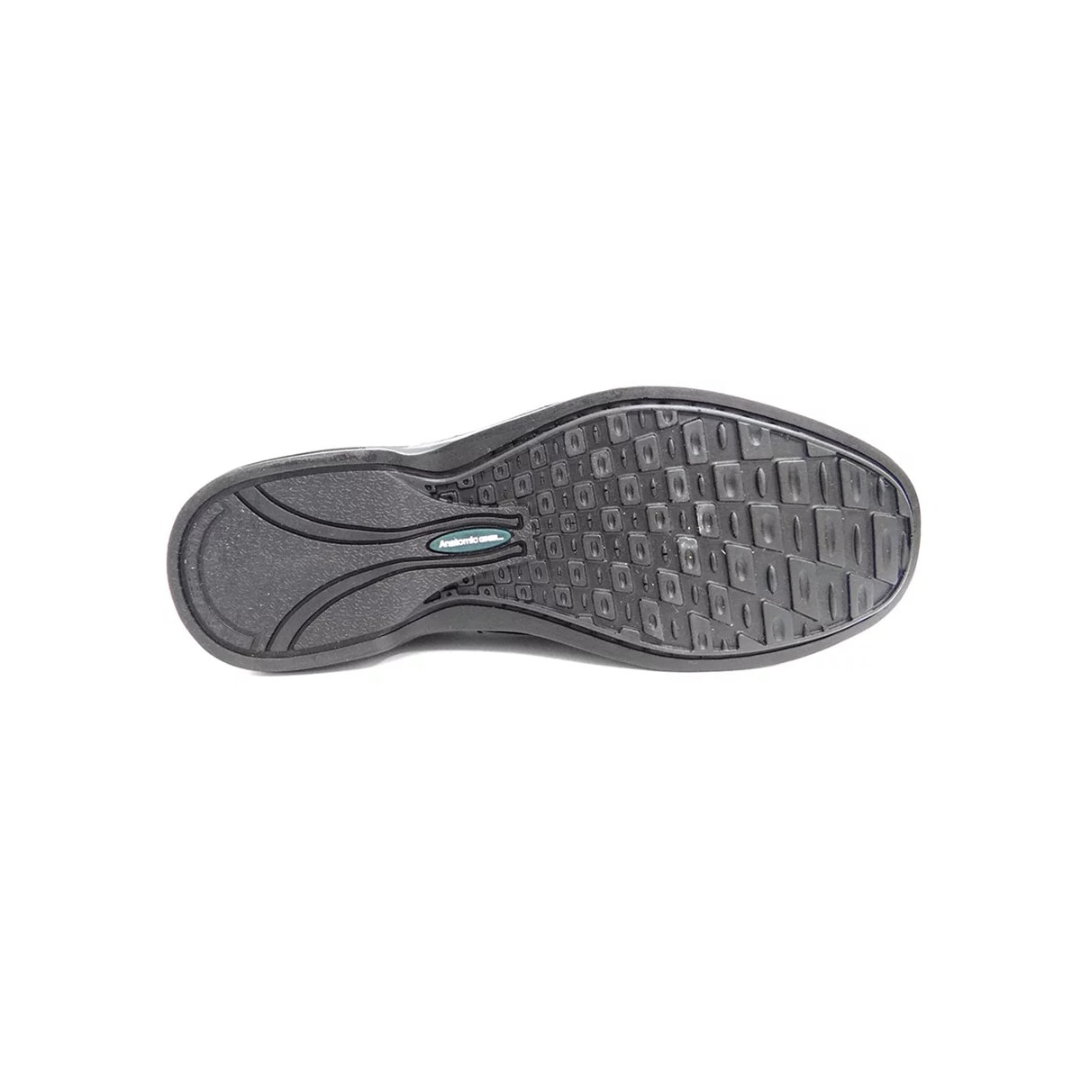 Sapato Anatomic Gel Couro Com Amortecedor 6905 Preto