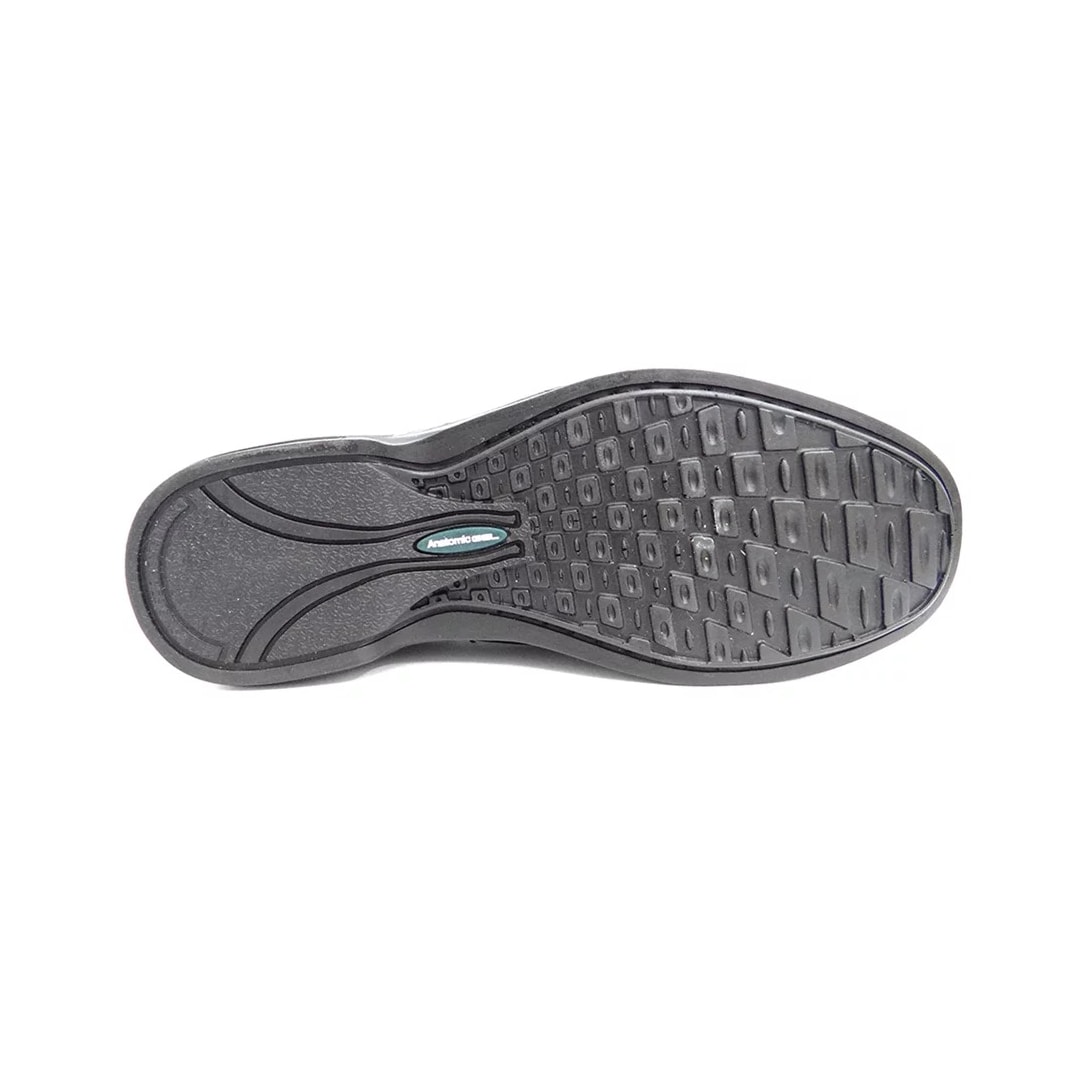 Sapato Anatomic Gel Couro Com Amortecedor 6905 Preto Sapato Anatomic Gel Couro Com Amortecedor 6905 Preto
