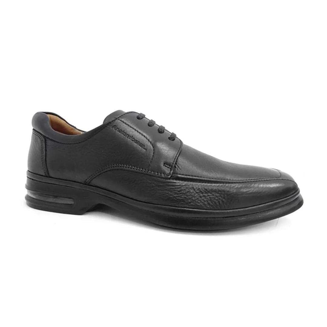 Sapato Anatomic Gel Couro Com Amortecedor 6912 Preto Sapato Anatomic Gel Couro Com Amortecedor 6912 Preto