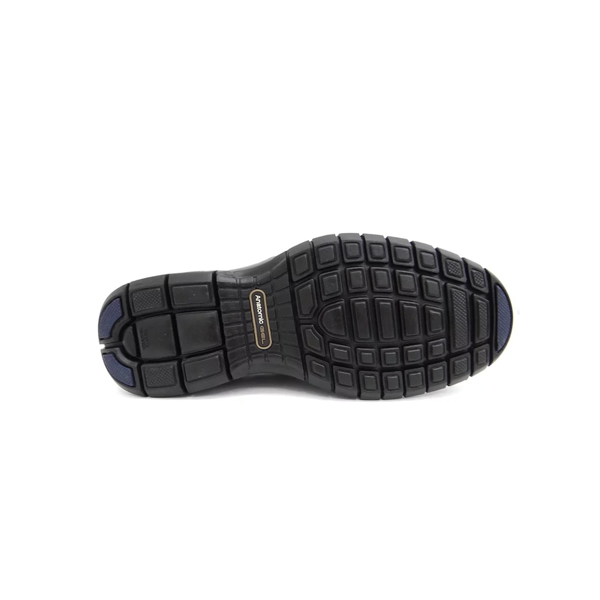 Sapato Anatomic Gel Couro Com Amortecedor 7902 Preto