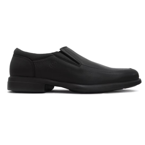 Sapato Anatomic Gel Couro Ultraleve 5902 Preto