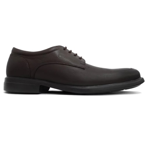 Detalhe - Sapato Anatomic Gel Couro Ultraleve 5929 Brown