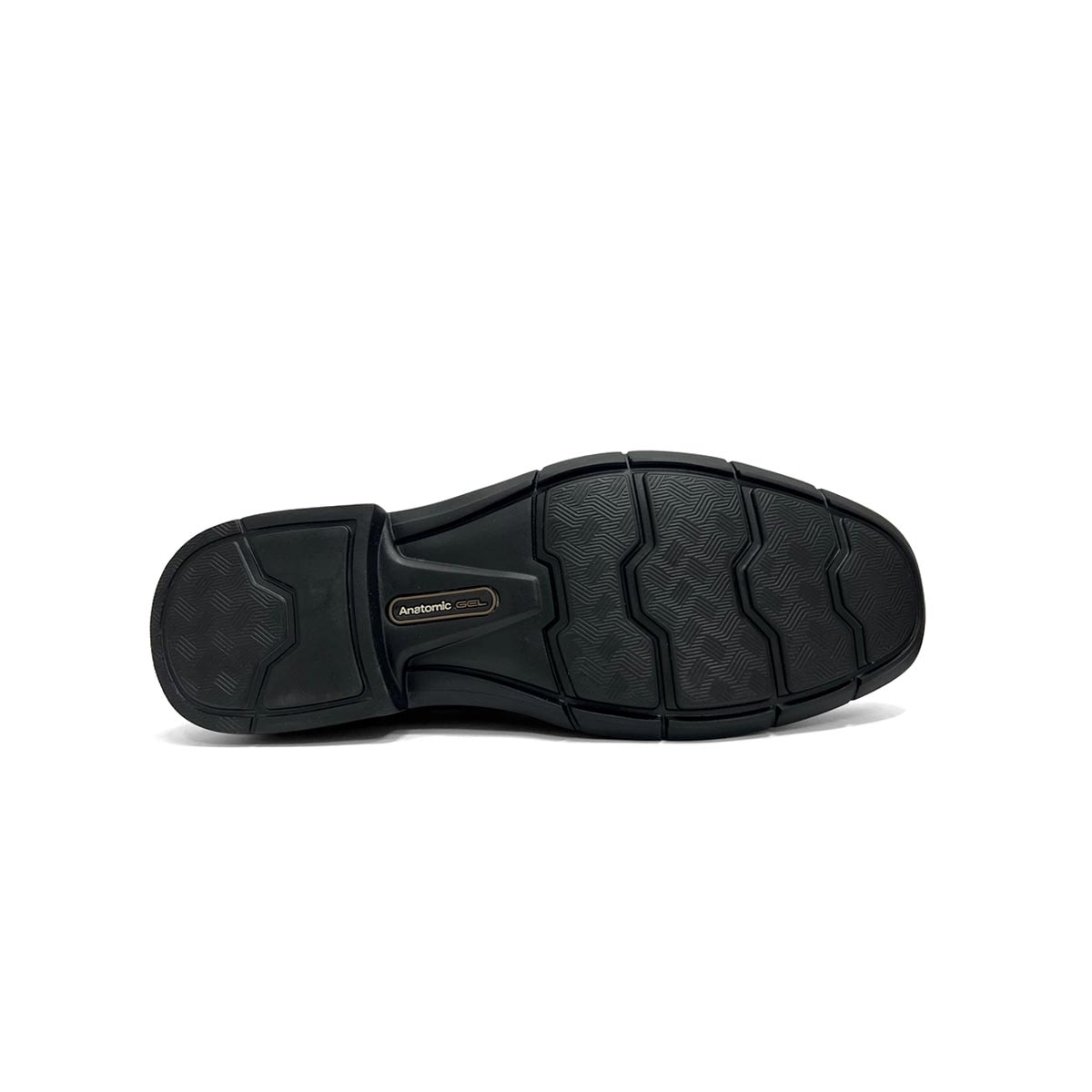 Sapato Anatomic Gel Couro Ultraleve 8616 Preto
