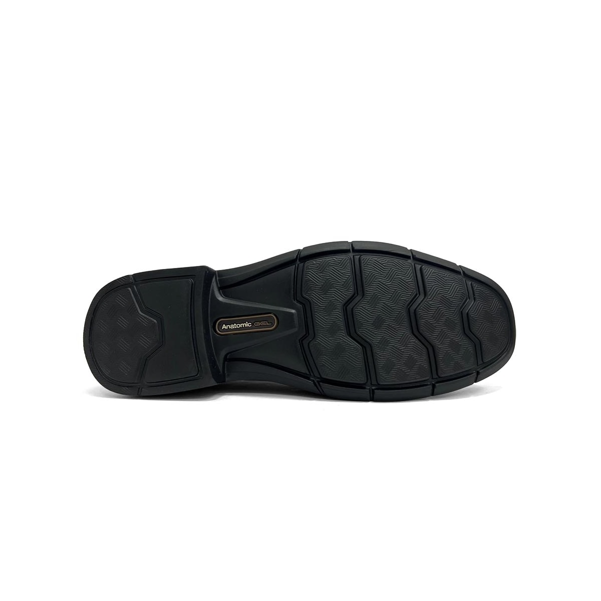 Sapato Anatomic Gel Couro Ultraleve 8621 Preto