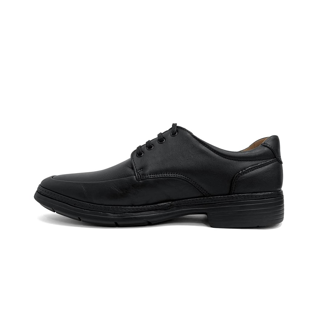Sapato Anatomic Gel Couro Ultraleve 8621 Preto