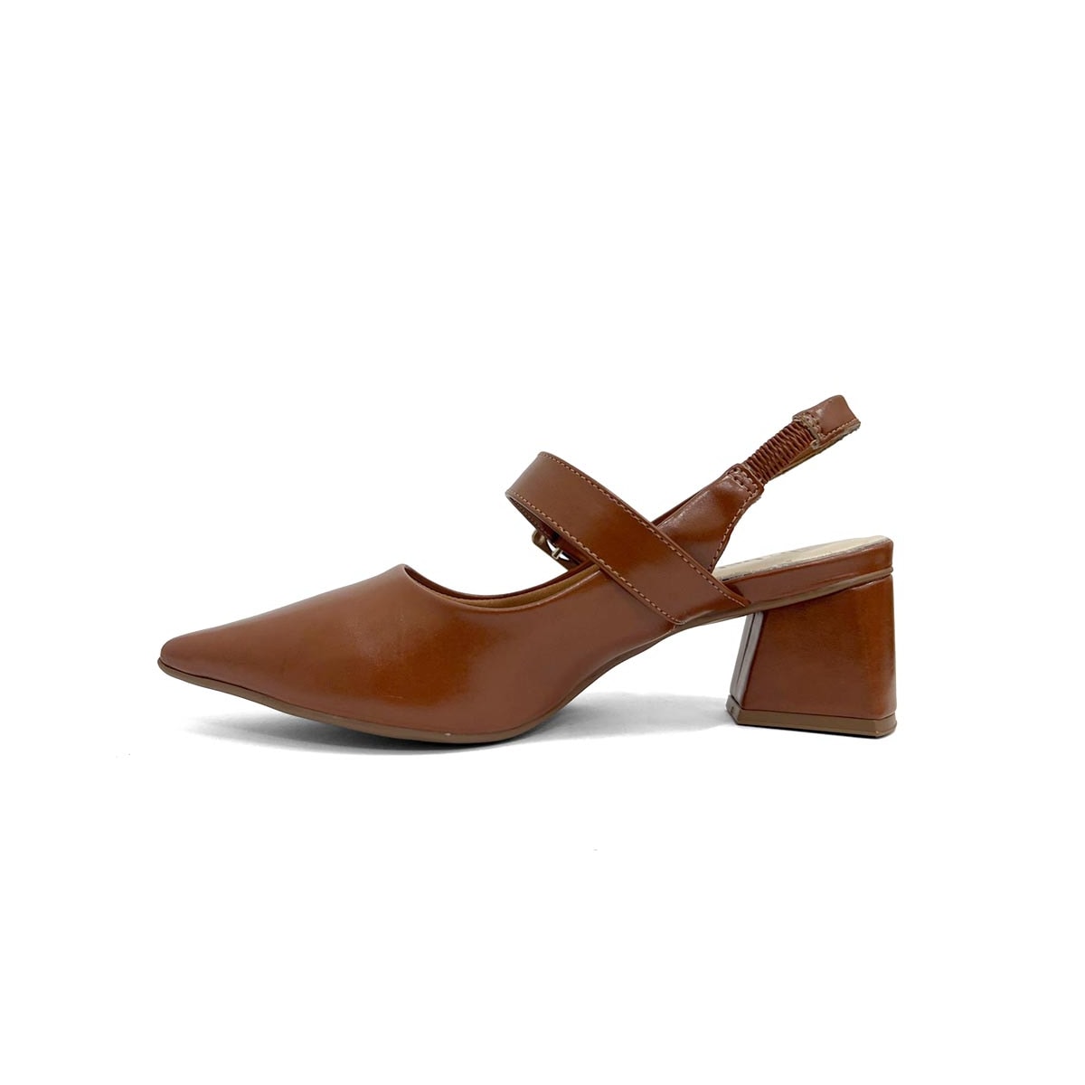 Sapato Bebecê Feminino Slingback T3838-555 Pecan Sapato Bebecê Feminino Slingback T3838-555 Pecan