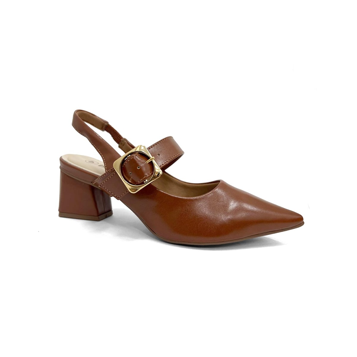 Sapato Bebecê Feminino Slingback T3838-555 Pecan Sapato Bebecê Feminino Slingback T3838-555 Pecan