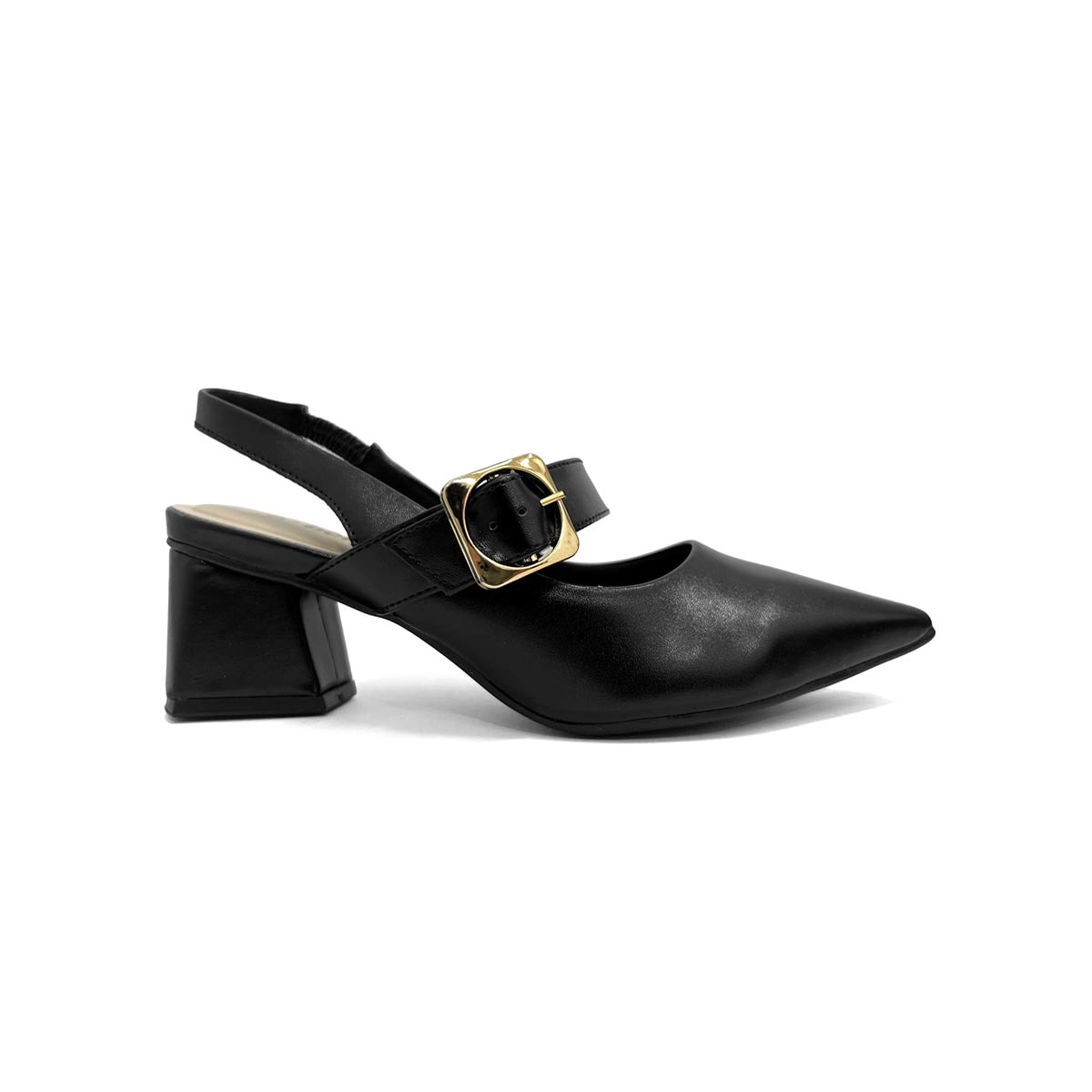 Sapato Bebecê Feminino Slingback T3838-555 Preto Sapato Bebecê Feminino Slingback T3838-555 Preto