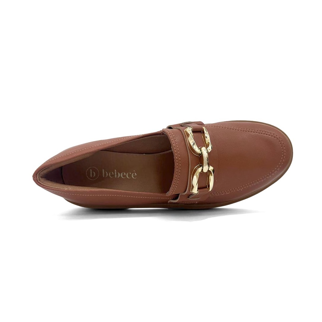 Sapato Bebecê Mocassim T2419-693 Pecan