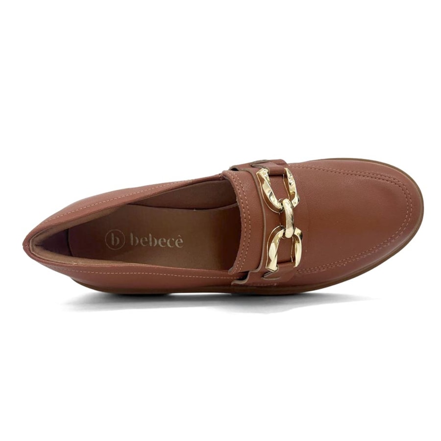 Sapato Bebecê Mocassim T2419-693 Pecan Sapato Bebecê Mocassim T2419-693 Pecan