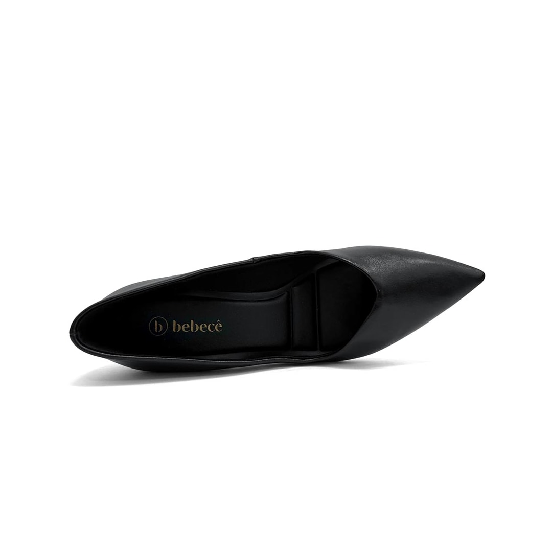 Sapato Bebecê Scarpin Bico Fino T3838-553 Preto Sapato Bebecê Scarpin Bico Fino T3838-553 Preto