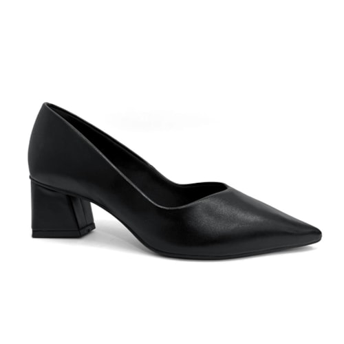 Sapato Bebecê Scarpin Bico Fino T3838-553 Preto
