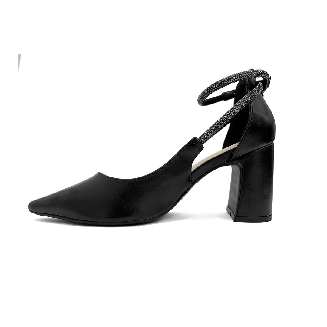 Sapato Bebecê Scarpin Bico Fino T7021-204 Preto