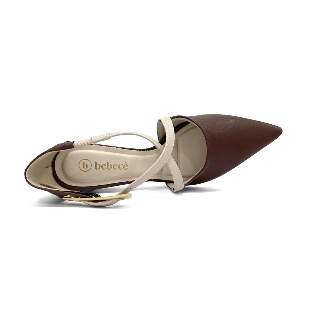 Sapato Bebecê Scarpin Bico Fino T7021-222 Chocolate Sapato Bebecê Scarpin Bico Fino T7021-222 Chocolate