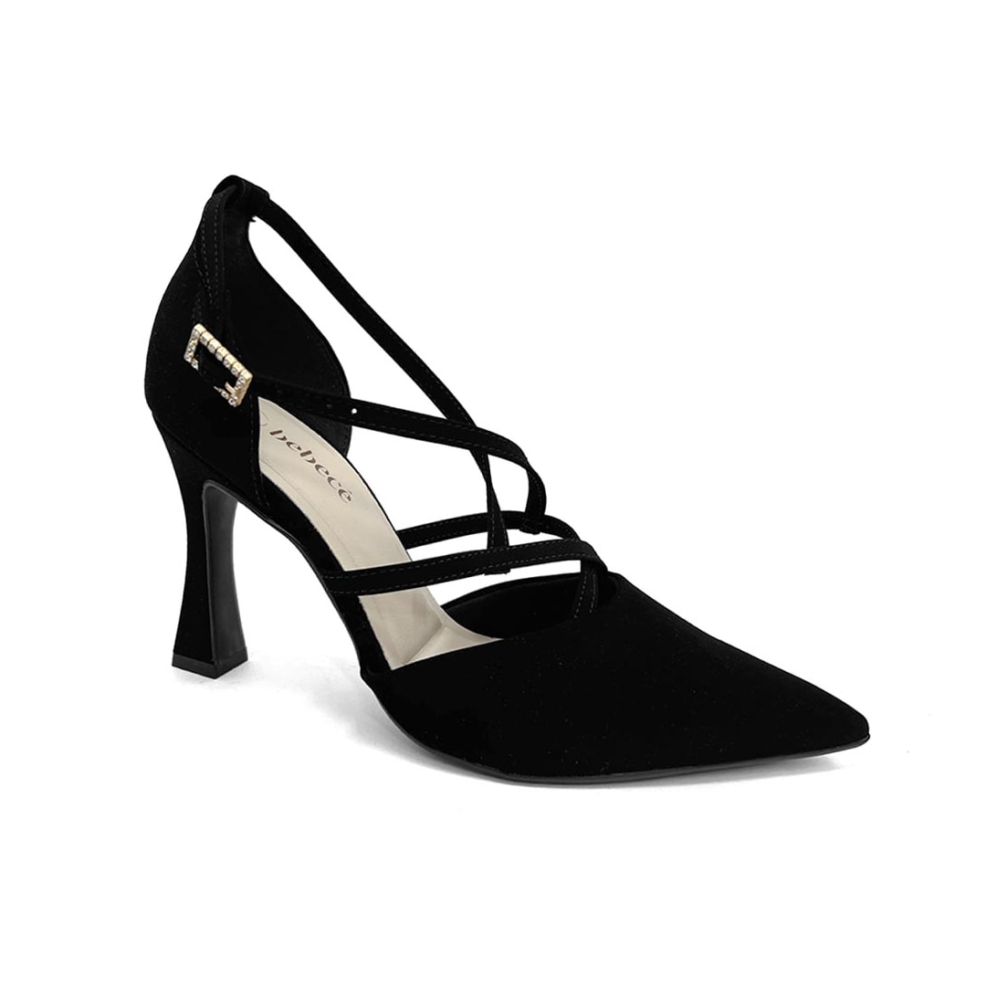 Sapato Bebecê Scarpin Bico Fino T9419-230 Preto