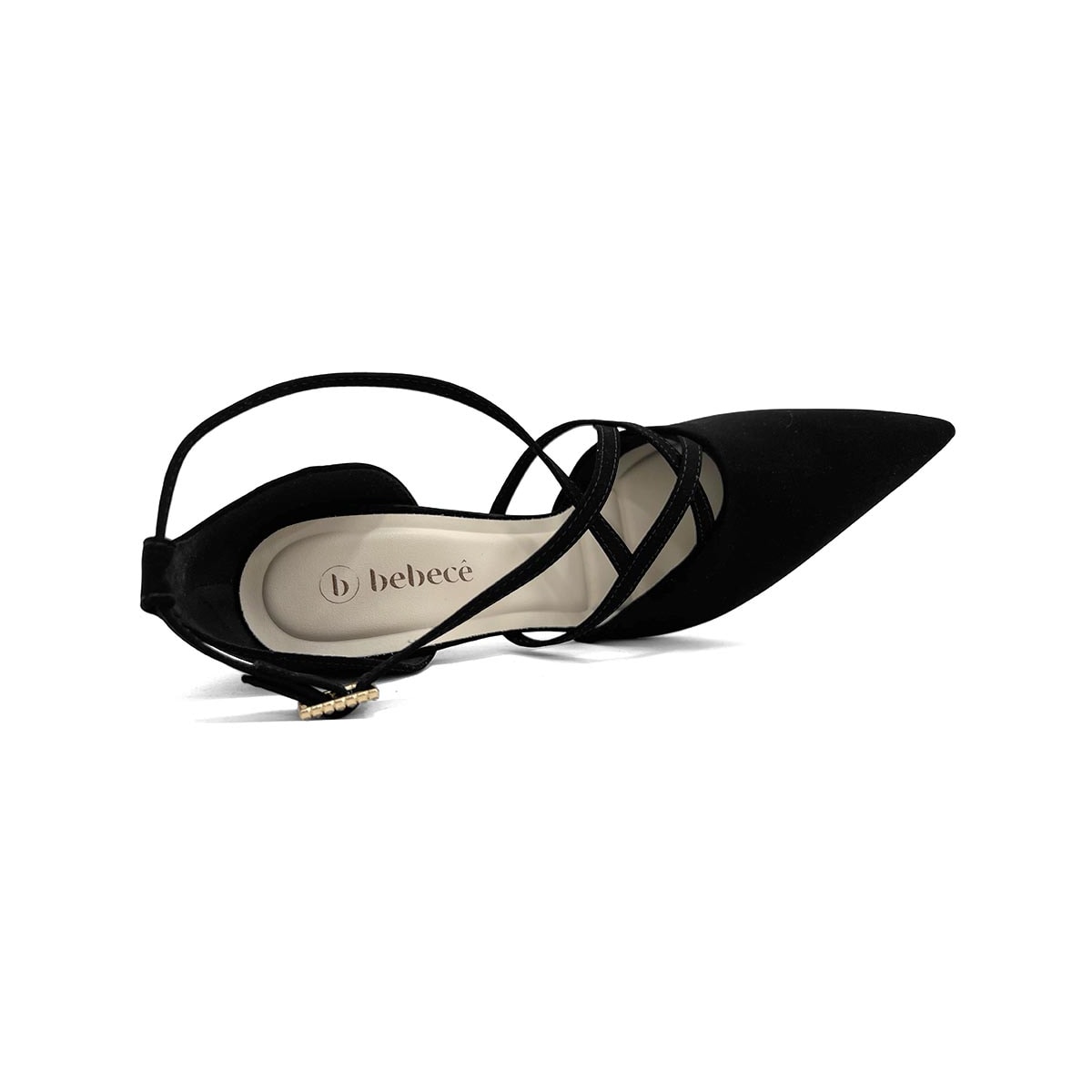 Sapato Bebecê Scarpin Bico Fino T9419-230 Preto