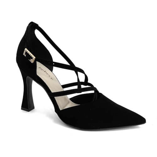 Sapato Bebecê Scarpin Bico Fino T9419-230 Preto
