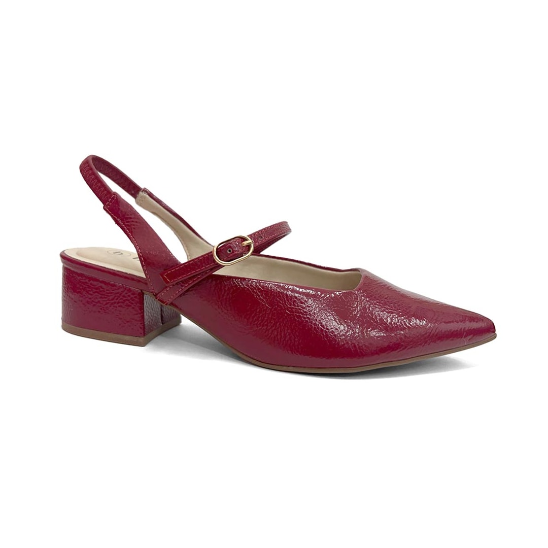 Sapato Bebecê Slingback Boneca T3628-111 Cherry Sapato Bebecê Slingback Boneca T3628-111 Cherry