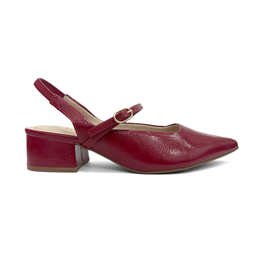 Sapato Bebecê Slingback Boneca T3628-111 Cherry Sapato Bebecê Slingback Boneca T3628-111 Cherry