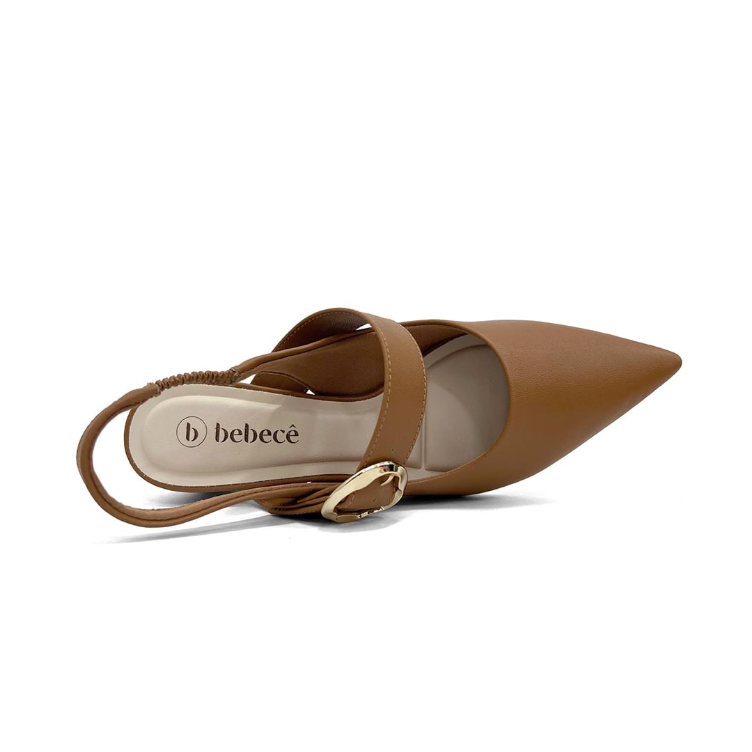 Sapato Bebecê Slingback Boneca T3838-537 Canela Sapato Bebecê Slingback Boneca T3838-537 Canela