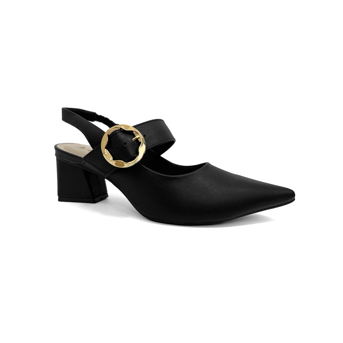 Sapato Bebecê Slingback Boneca T3838-537 Preto Sapato Bebecê Slingback Boneca T3838-537 Preto
