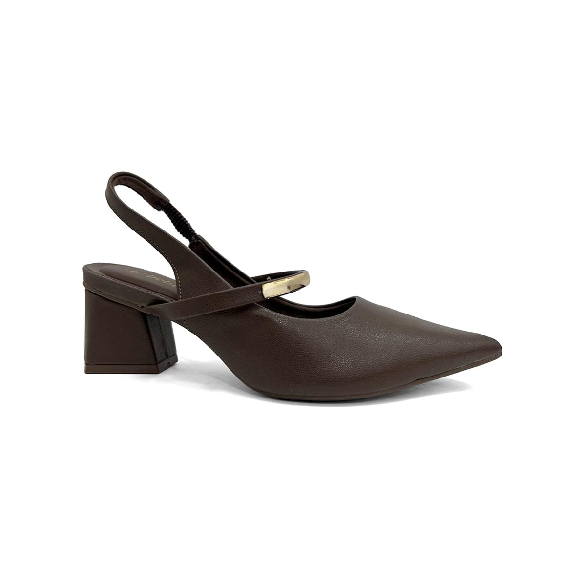 Sapato Bebecê Slingback T3838-578 Expresso Sapato Bebecê Slingback T3838-578 Expresso
