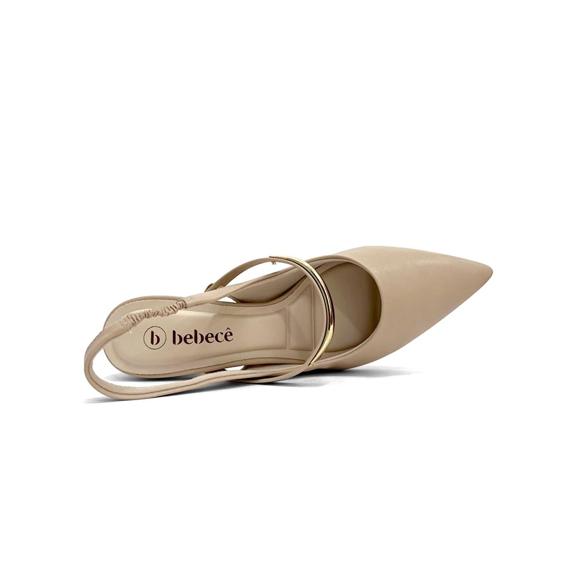 Sapato Bebecê Slingback T3838-578 Nude Sapato Bebecê Slingback T3838-578 Nude