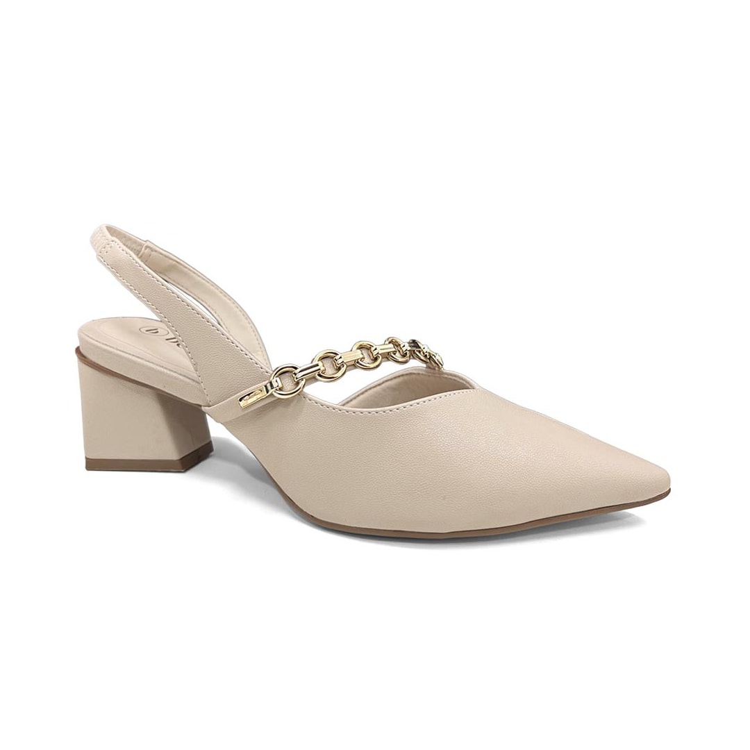 Sapato Bebecê Slingback T3838-579 Aveia