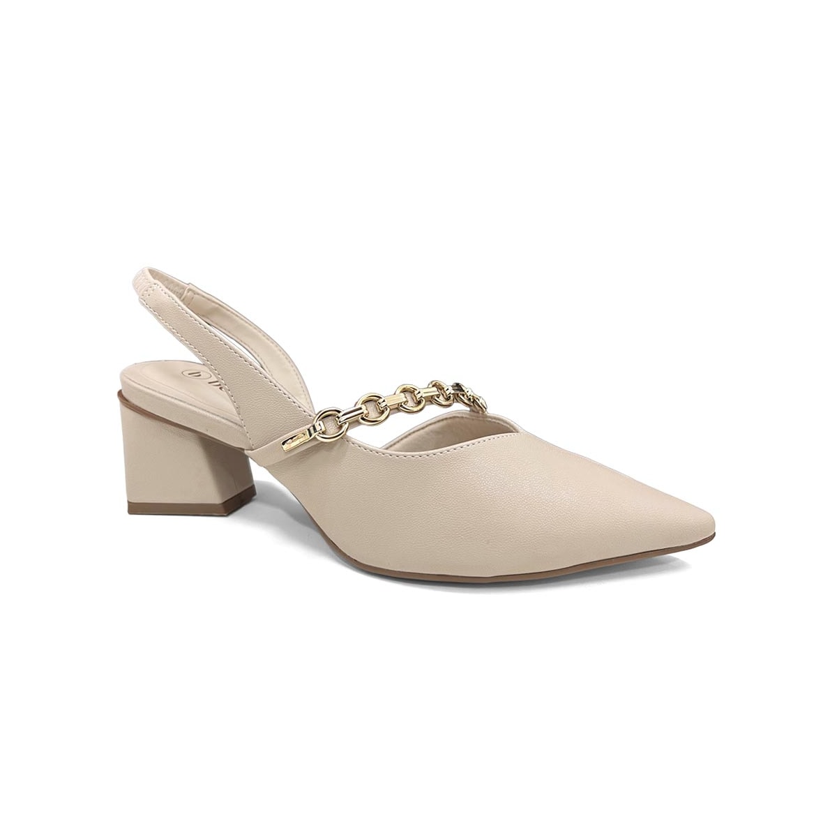 Sapato Bebecê Slingback T3838-579 Aveia