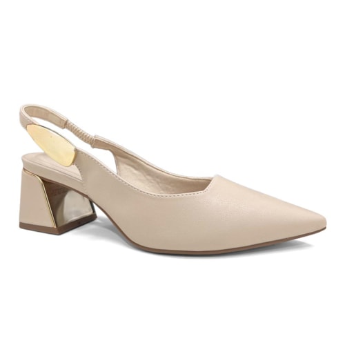 Sapato Bebecê Slingback T3862-615 Aveia