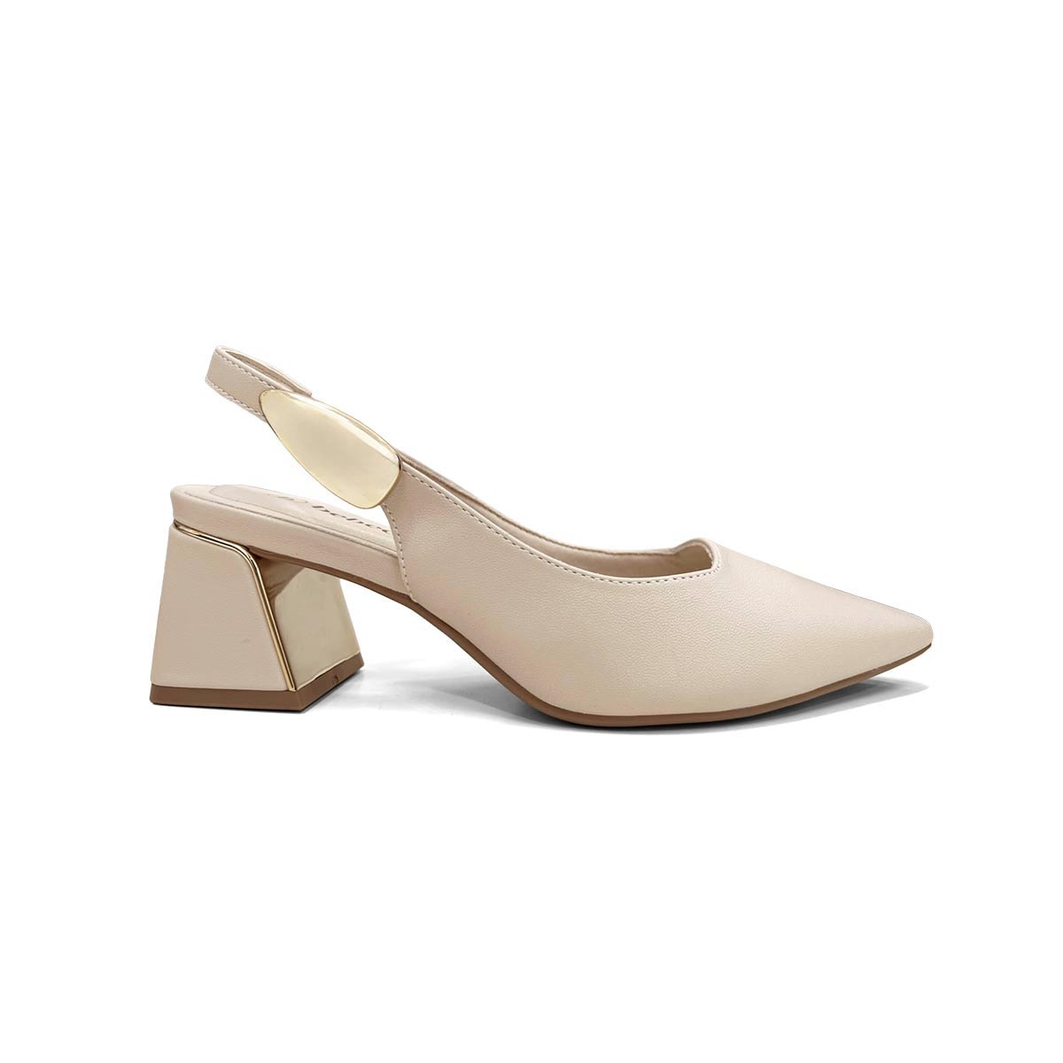 Sapato Bebecê Slingback T3862-615 Aveia