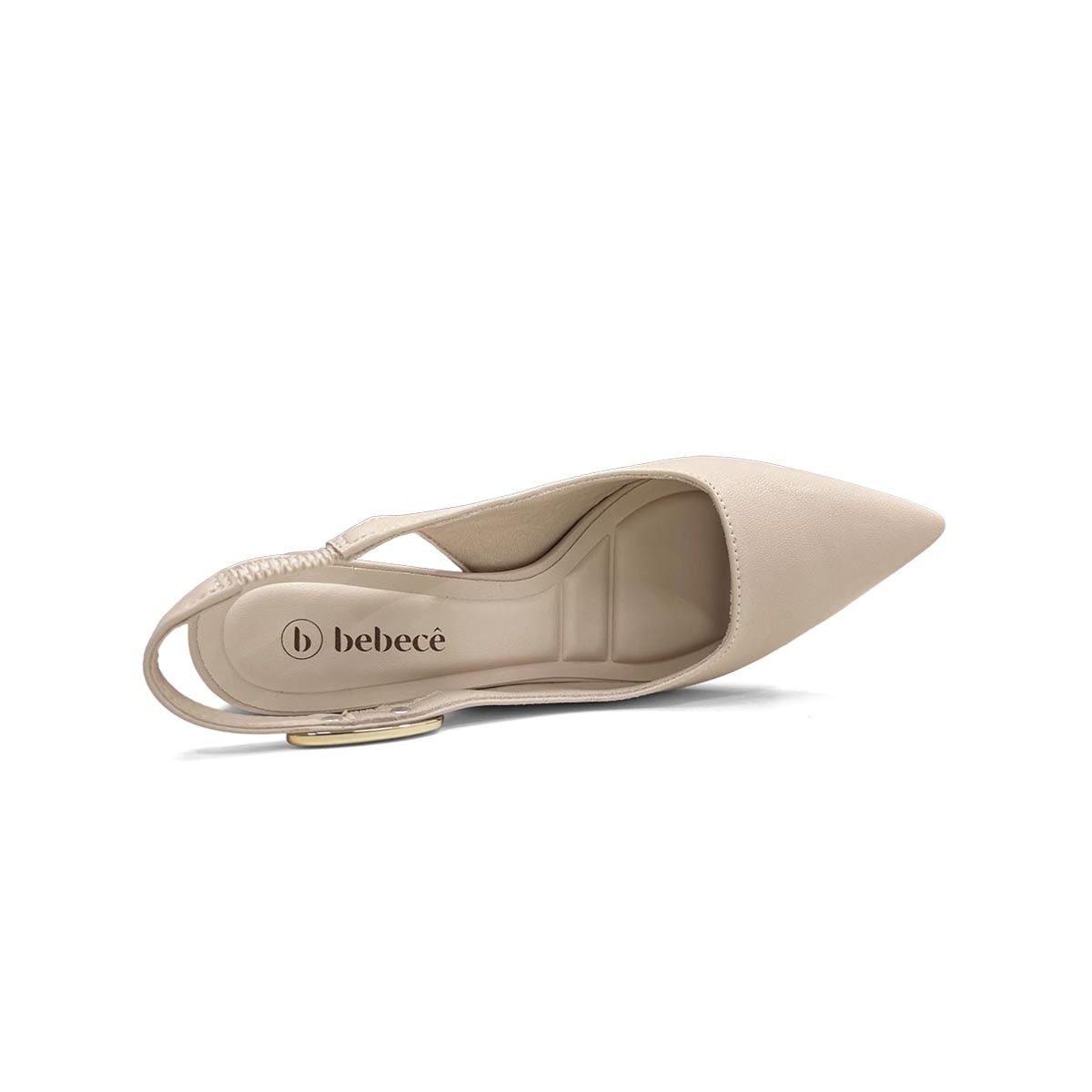 Sapato Bebecê Slingback T3862-615 Aveia