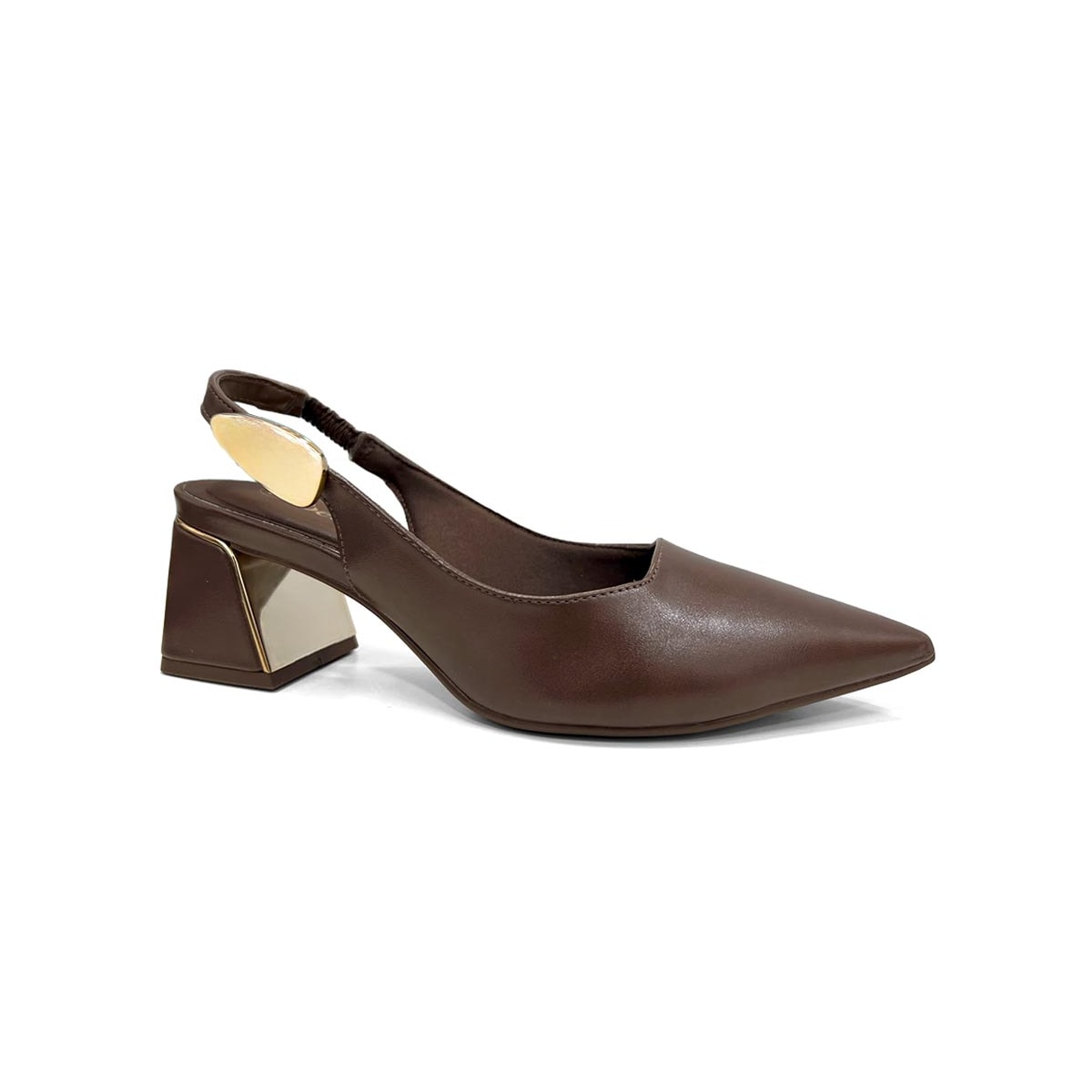 Sapato Bebecê Slingback T3862-615 Expresso Sapato Bebecê Slingback T3862-615 Expresso