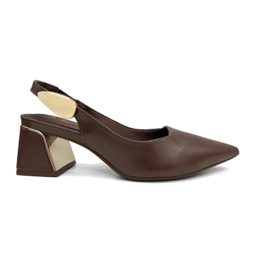 Detalhe - Sapato Bebecê Slingback T3862-615 Expresso