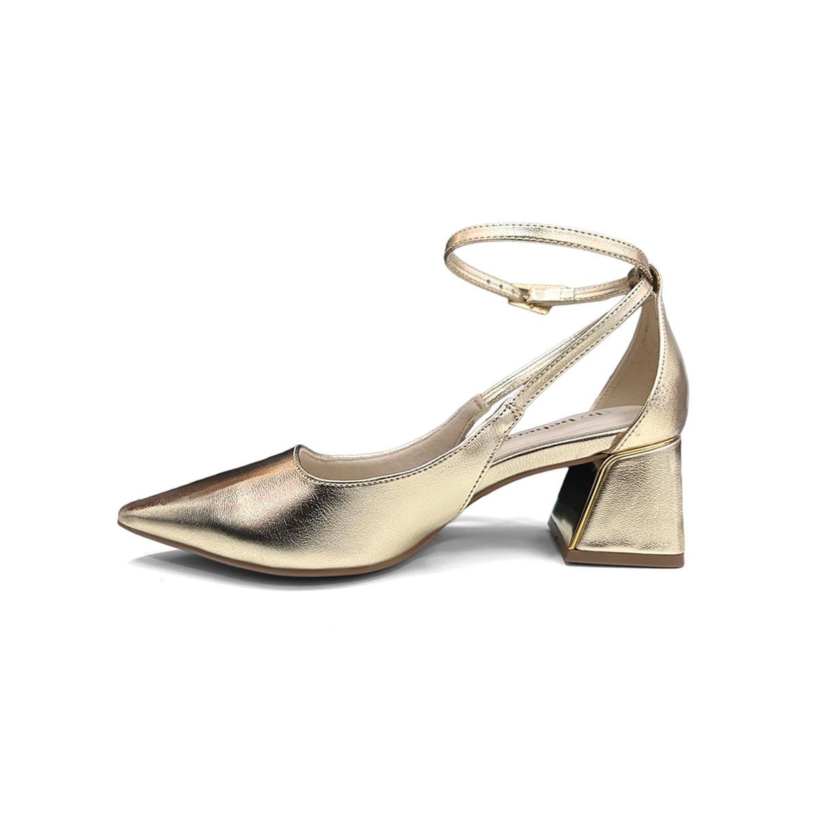 Sapato Bebecê Slingback T3862-616 Dourado