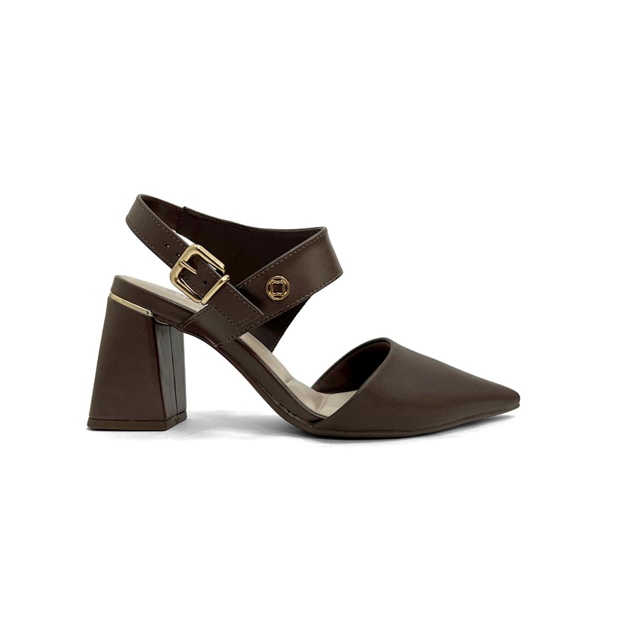 Sapato Bebecê Slingback T7012-022 Expresso Sapato Bebecê Slingback T7012-022 Expresso