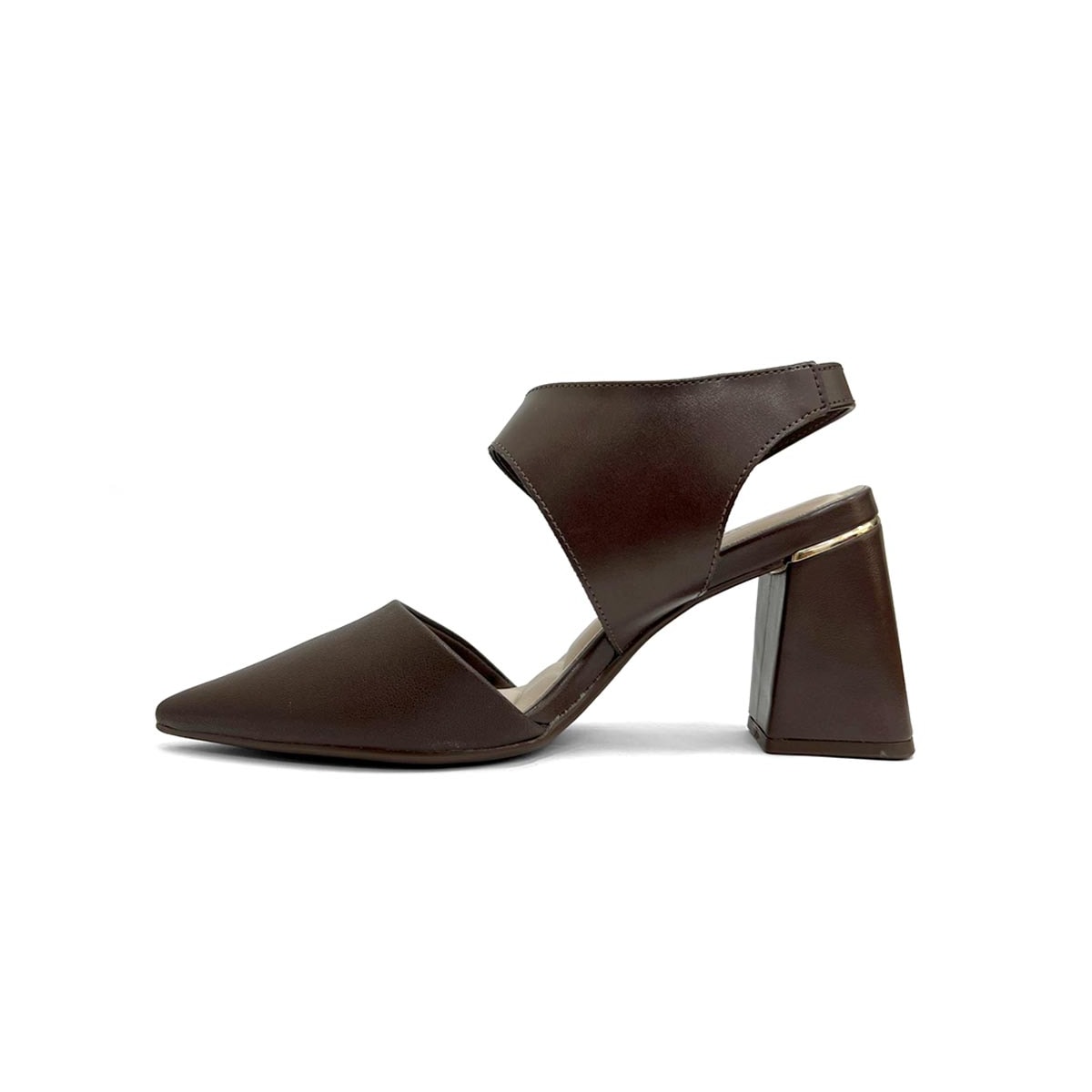 Sapato Bebecê Slingback T7012-022 Expresso Sapato Bebecê Slingback T7012-022 Expresso