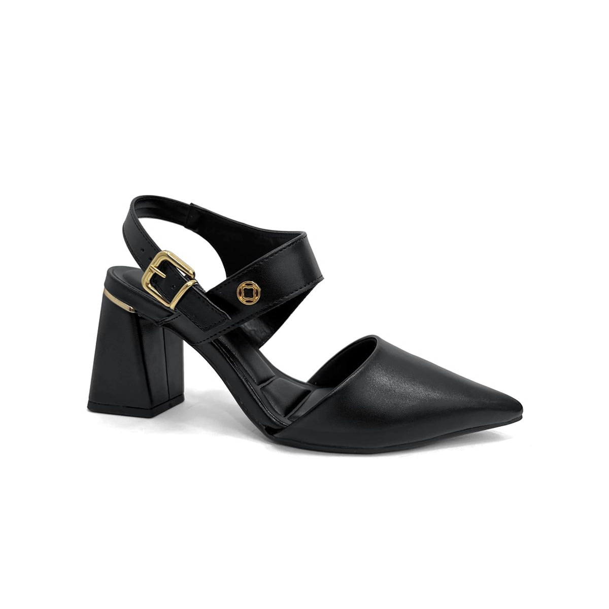 Sapato Bebecê Slingback T7012-022 Preto