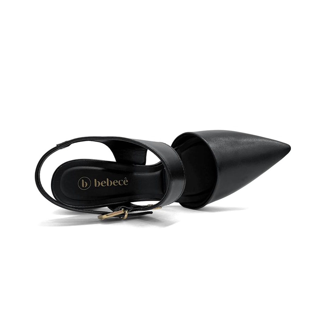 Sapato Bebecê Slingback T7012-022 Preto