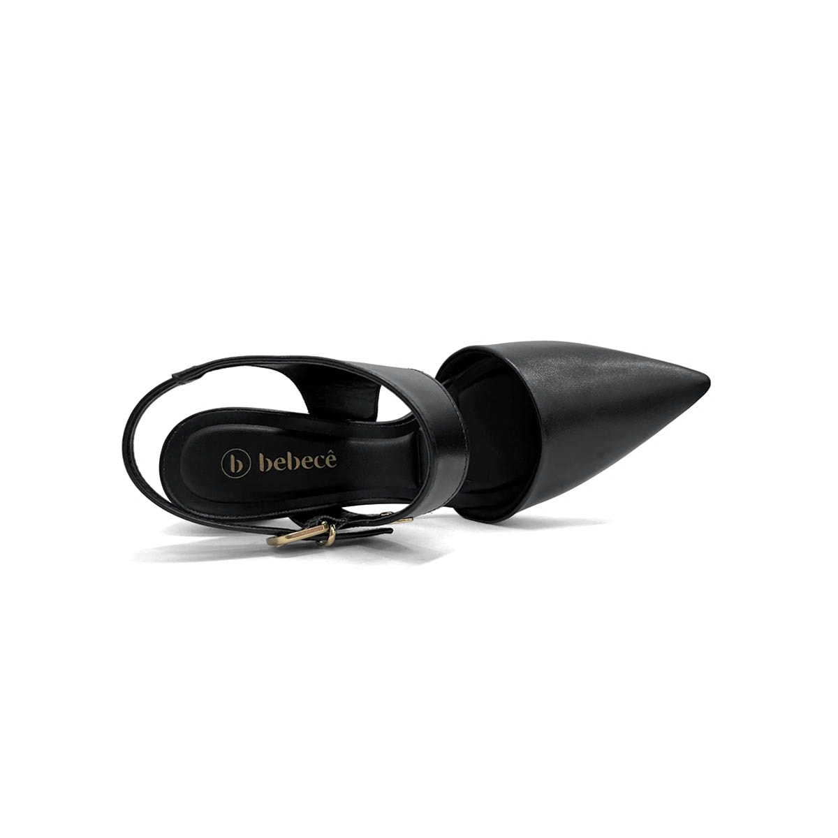 Sapato Bebecê Slingback T7012-022 Preto Sapato Bebecê Slingback T7012-022 Preto