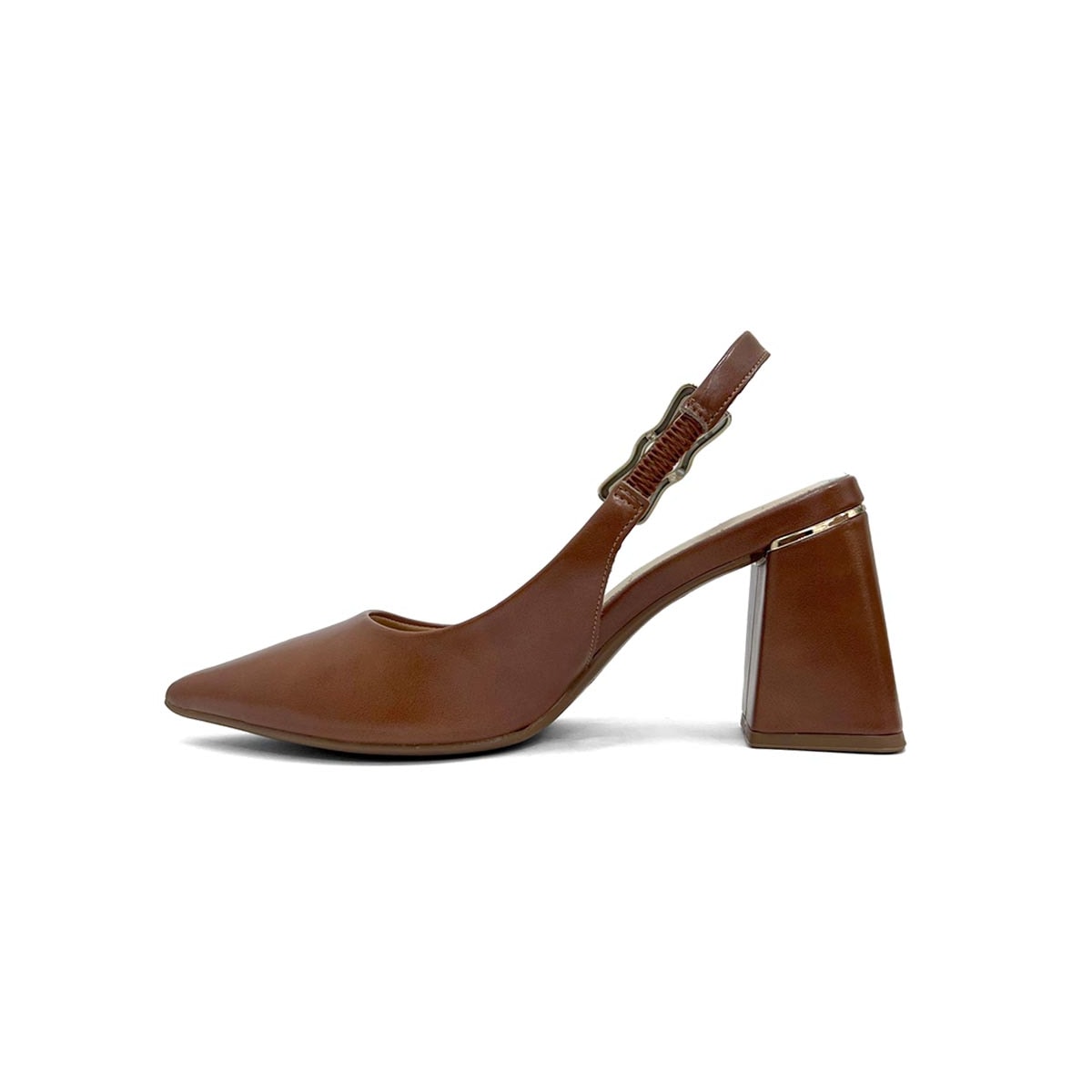 Sapato Bebecê Slingback T7012-028 Pecan