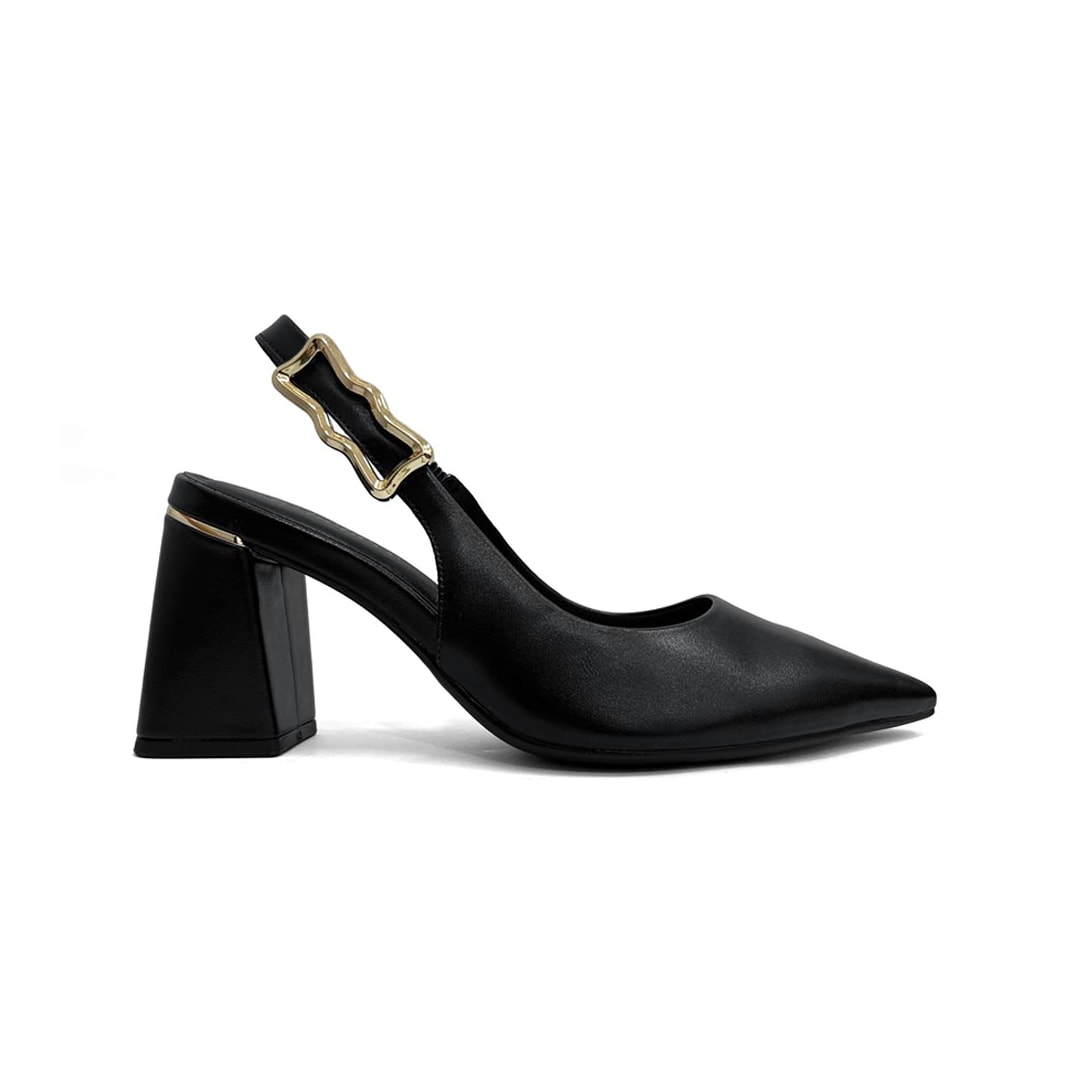 Sapato Bebecê Slingback T7012-028 Preto