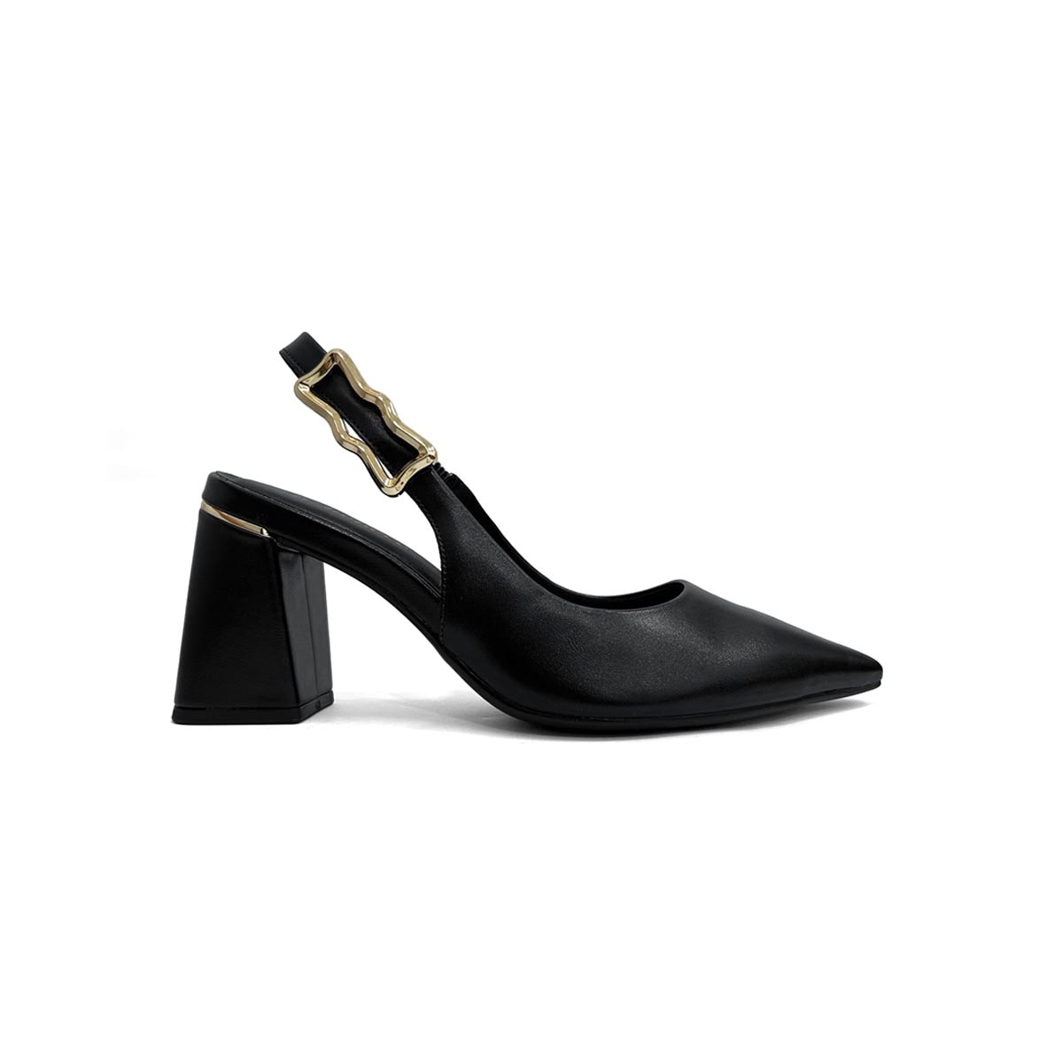 Sapato Bebecê Slingback T7012-028 Preto Sapato Bebecê Slingback T7012-028 Preto